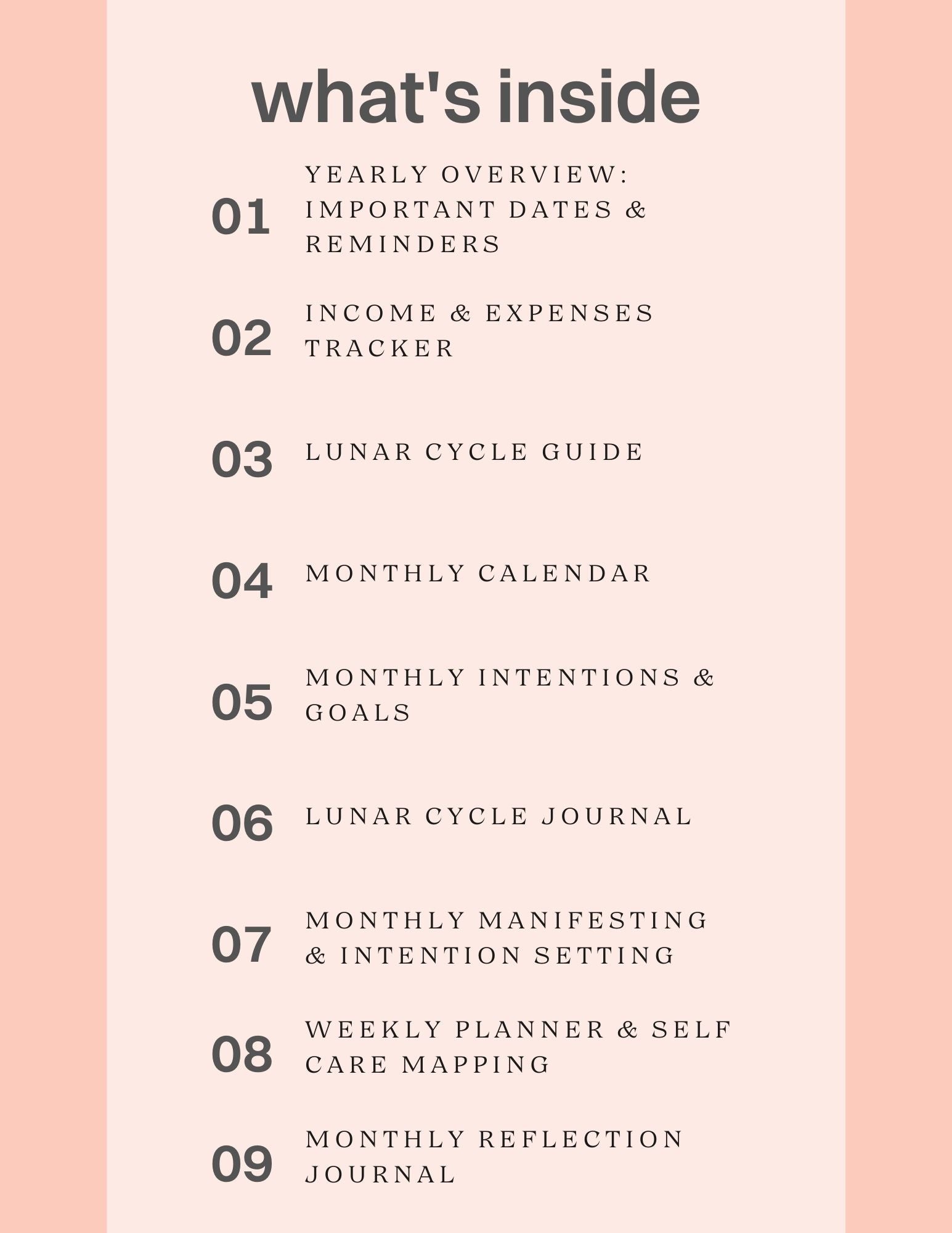 Yearly & Weekly Soul & Self Care Planner
