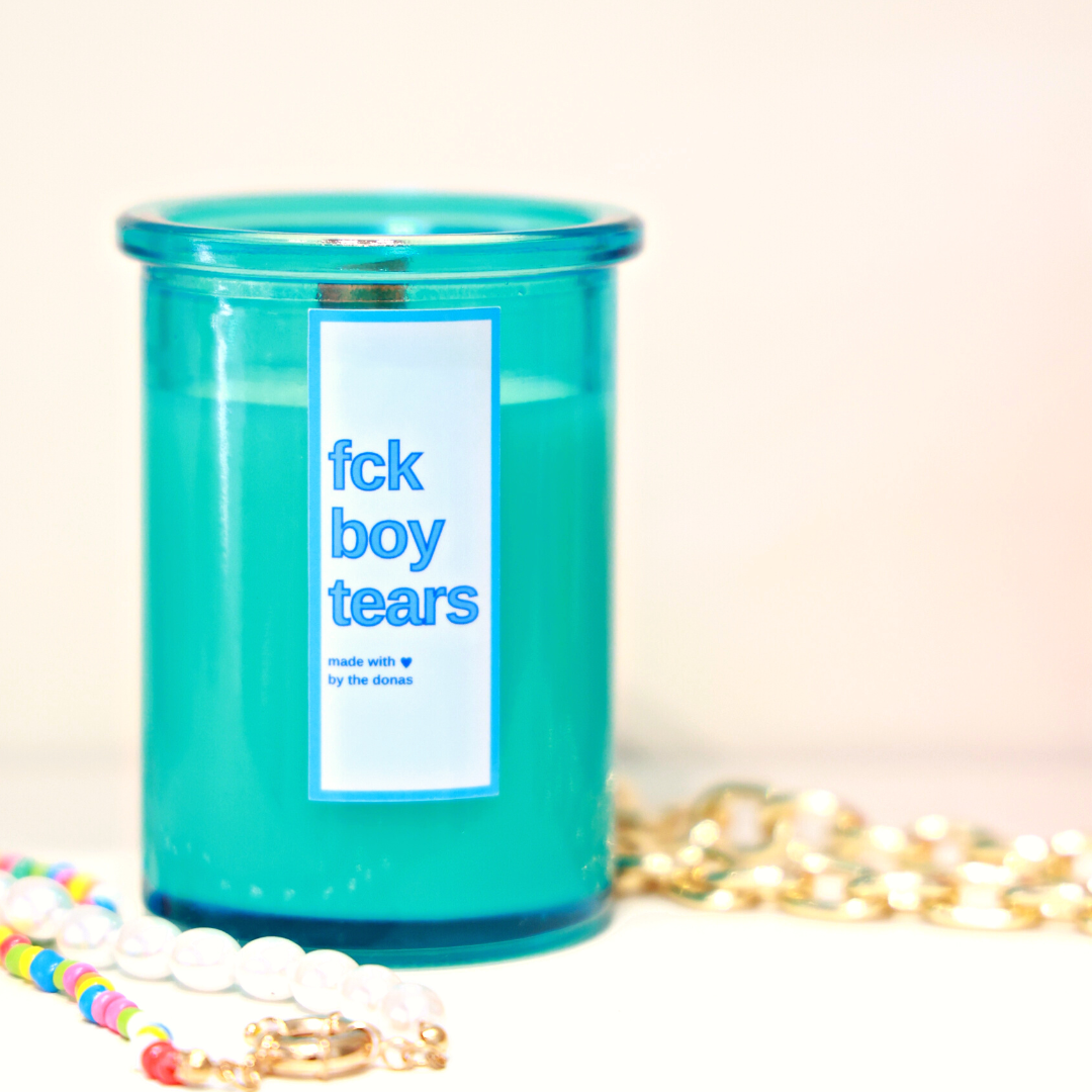 FCK Boy Tears Candle
